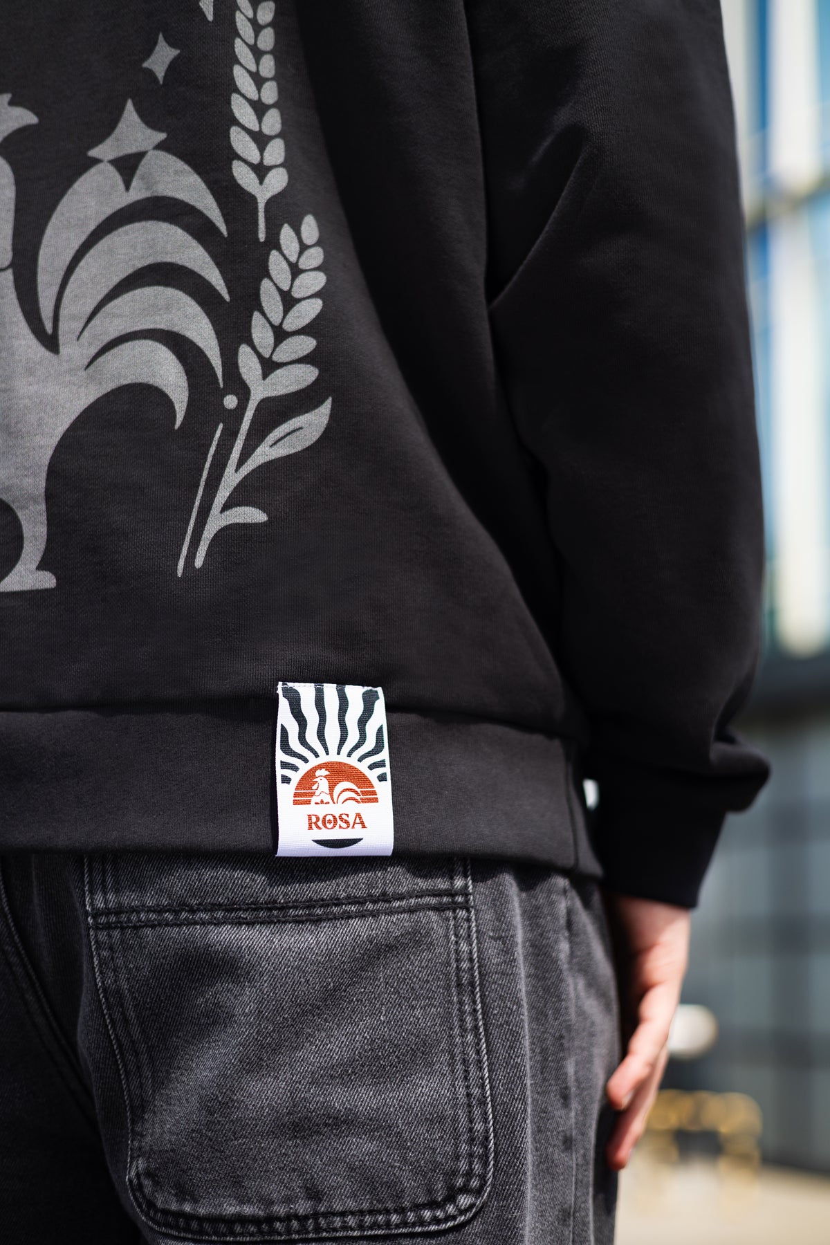 BLUZA ŚWIT | CZERŃ